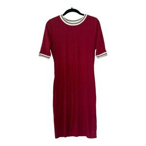 Charlotte Russe Womens short sleeve red t-shirt Dress size Medium